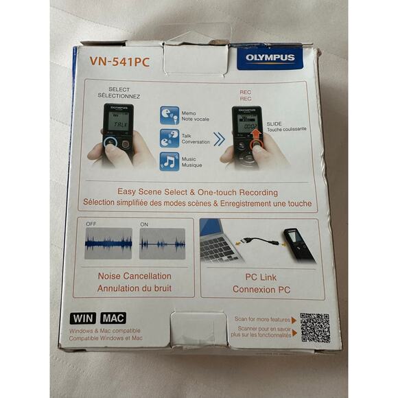 Olympus VN‑541PC Digital Voice Recorder with PC Connection - Picture 5 of 7